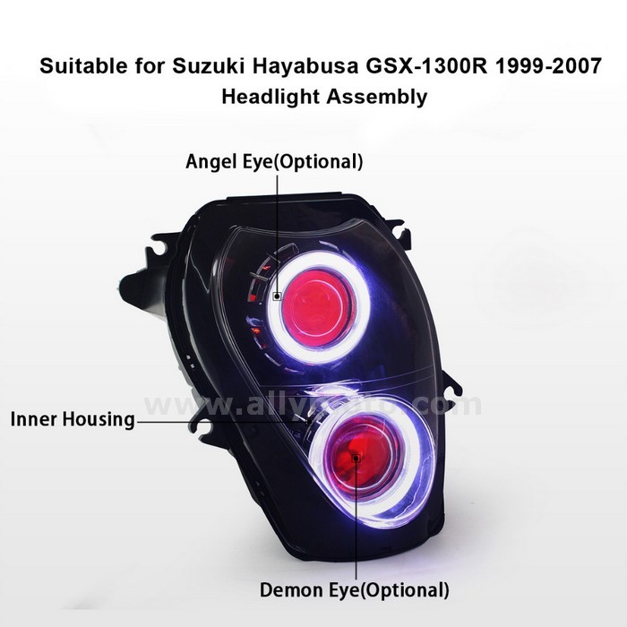 014 Headlight Hid Suzuki Gsx1300R 1999-2007-3
